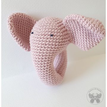 Elefánt csörgő - púder